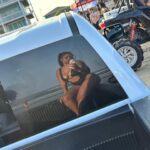 Brittney Bee Starr Williams Instagram - Million dollar baby #toplessjeep Braids @allure_diorplush Bundles @sheshappyhair