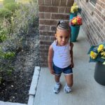 Brittney Bee Starr Williams Instagram - My stink turns 3 🥹🥹 even tho she refuses to say she 3 she keep saying she 2 lol my baby turning up for her party today 😩🙌🏾🙌🏾🙌🏾🥰 braids by @braideddreamz