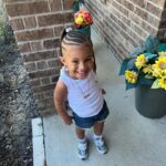 Brittney Bee Starr Williams Instagram - My stink turns 3 🥹🥹 even tho she refuses to say she 3 she keep saying she 2 lol my baby turning up for her party today 😩🙌🏾🙌🏾🙌🏾🥰 braids by @braideddreamz