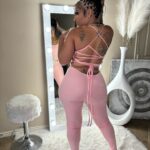 Brittney Bee Starr Williams Instagram - 🌸🌸 hey y’all 🌸🌸 Outfit from @eleven22online search 🔍 London Braids @allure_diorplush Bundles @sheshappyhair