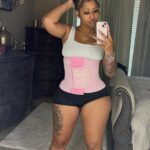 Brittney Bee Starr Williams Instagram - Waist is SNATCHEDDDDDD thanks to @sculpt_touch 🥰🥰🥰 i love it soooo much .. it comes in different colors as well ! GET YOURS TODAY!! Use my code to get 25% off >>BW25