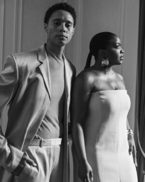 Brittney Griner Instagram - A commitment to craft. @brittneyyevettegriner and @cherelletgriner getting ready for the #MetGala, wearing custom Calvin Klein. #ALineofBeauty