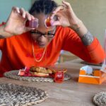 Brittney Griner Instagram - Meg brought the 🔥 with this new #MegsHottieSauce at @Popeyes #AD Secure your very own #HottieDrip -- https://theehottiesauce.com/collections/thee-heat #Popeyes