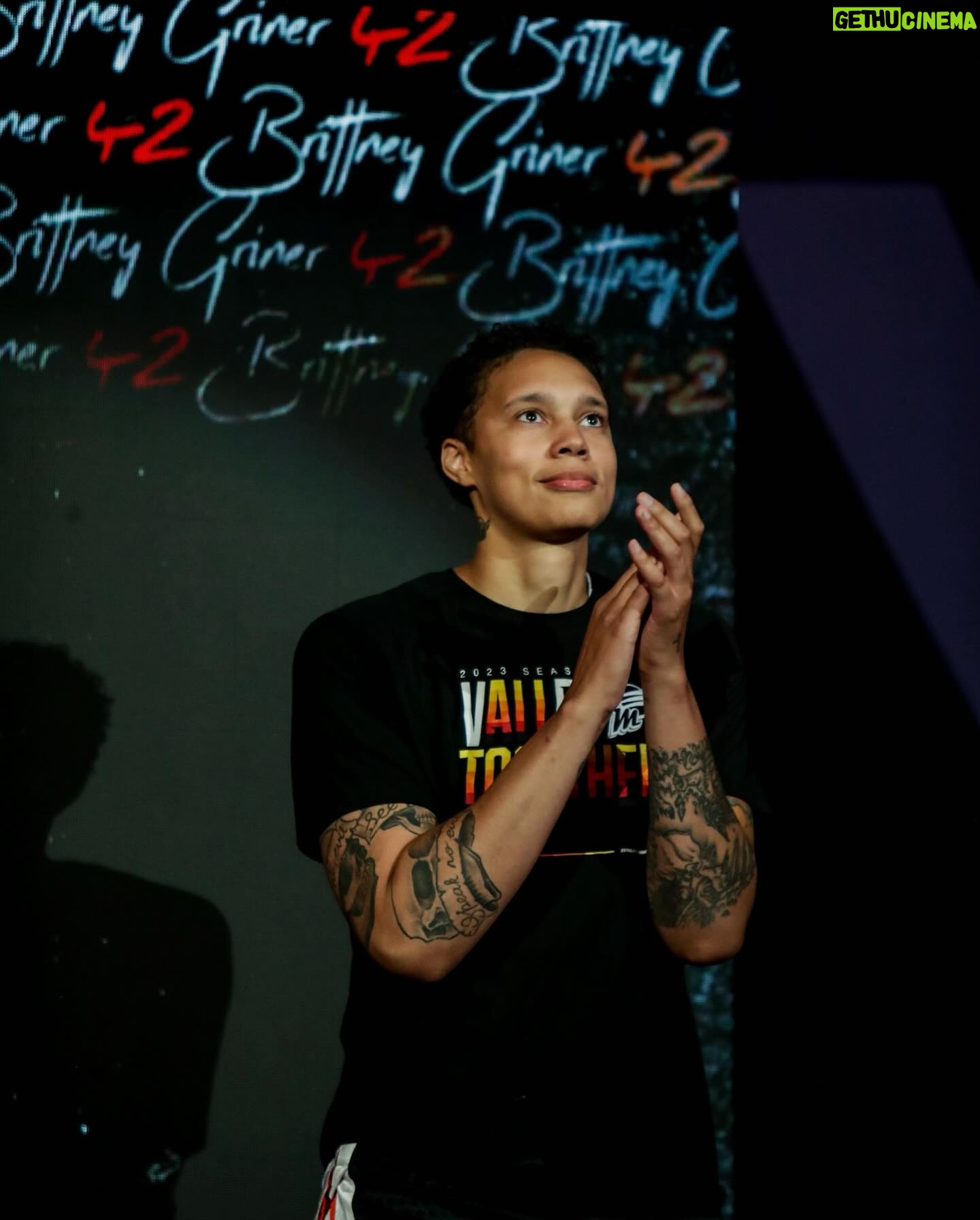 Brittney Griner Instagram - X-Factor, I’m Back ‼️ My story of Coming Home wouldn’t be possible without the support of this incredible organization. I’m READY 😈 to return and play in front of the best fans in the world. Last year was truly special for many reasons, and I’m grateful for the people who always show up for me when it matters most— I do this for y’all! 2024 season loading….LFG 🔥🏀 #XFactor #ComingHome #bringourfamilieshome