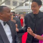 Brittney Griner Instagram - We are in awe from The White House Correspondents’ Association’s dinner last night. The first amendment is so important and we’re grateful to live in a country that recognizes freedom of speech. Major thank you to the courageous journalist from our past, present, and future for truth-telling and being the foundation for radical change. Our prayers go out to the families of Evan Gershkovich (Russia) and Austin Tice (Syria)— reporting is not a crime and we must bring them home. @gayleking and the entire CBS family, thank you for having us as your guest. Your hospitality was unmatched. Styled by: @calvinklein & @courtneydmays MUA: @lolasbeautymark Hair: @jadajenkinsco #WeAreBG #BringOurFamiliesHome
