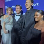 Brittney Griner Instagram - We are in awe from The White House Correspondents’ Association’s dinner last night. The first amendment is so important and we’re grateful to live in a country that recognizes freedom of speech. Major thank you to the courageous journalist from our past, present, and future for truth-telling and being the foundation for radical change. Our prayers go out to the families of Evan Gershkovich (Russia) and Austin Tice (Syria)— reporting is not a crime and we must bring them home. @gayleking and the entire CBS family, thank you for having us as your guest. Your hospitality was unmatched. Styled by: @calvinklein & @courtneydmays MUA: @lolasbeautymark Hair: @jadajenkinsco #WeAreBG #BringOurFamiliesHome