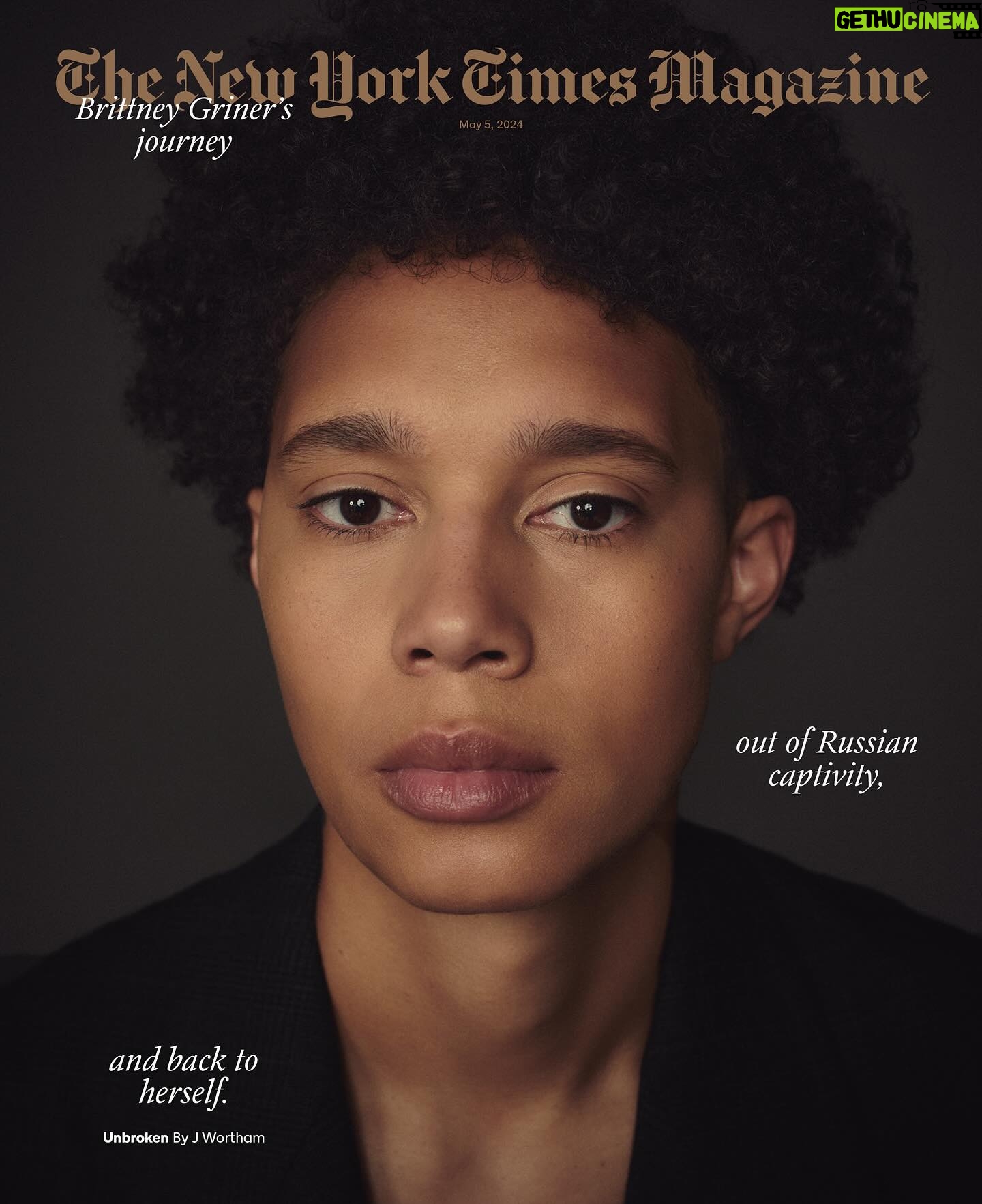 Brittney Griner Instagram - I’ve read your concerns for me and appreciate the love shown! Hopefully i’ll ease your worries on 5/7 because I’m really an open book now! Thank you so much, @nytmag, for helping me tell my story of COMING HOME. It’s an honor. Special S/O to the team: Photographer: @mickalenethomas Words: @jennydeluxe Market Editor: @nzingawattsharper Stylist: @marquisemiller @aaronchristmon Grooming: @hintsofjasmine Barber: @tavknowscuts AVAILABLE IN PRINT 5 MAY 2024