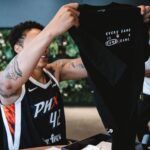 Brittney Griner Instagram - Thank you just doesn’t do it justice. The support you have continued to show me and my family is beyond amazing. As I look ahead to playing this beautiful game that I love with my teammates, I will continue to use my voice and platform to support others. That’s why I’ve partnered with @weareround21 to support the Bring Our Families Home Campaign through an amazing capsule collection where I will be donating 100% of my proceeds to the @bofhcampaign, an advocacy campaign led by family members whose loved ones are being held hostage or wrongfully detained abroad. Both t-shirt and hoodie are available at wearebg.org and @weareround21 #BringThemHome #WeAreBG