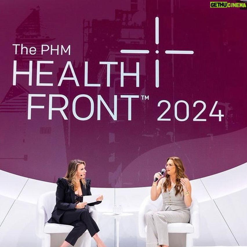 Brooke Shields Instagram - As women, we have the power to take our health into our own hands, through self-advocacy and spreading awareness of the real issues that we face daily. We deserve to have a seat at the table and advocate for solutions that empower us to make better health decisions. It was a pleasure to speak at the #PHMHealthFront with PHM President Andrea Palmer on this topic and discuss how we can support women as they advocate for their own health and wellbeing. Thank you to @publicishealthmedia for inviting me to tell my story in an effort to drive change in our system and address this ongoing disparity in women’s health.