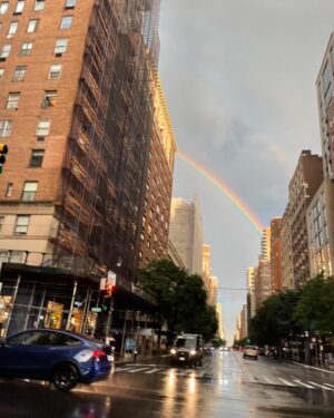 Brooke Shields Instagram - A double rainbow over nyc this evening ❤️ 
May we never forget all those who we lost and all those who lost loved ones on this day 22 years ago