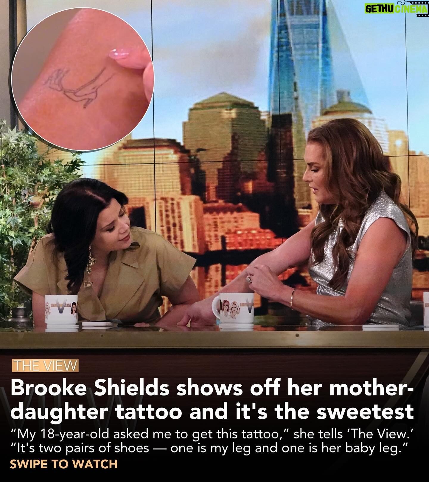 Brooke Shields Instagram - This mother-daughter bond runs deep! 🤍