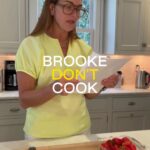 Brooke Shields Instagram - Safe to say dessert is our favorite meal of the day 🍰 On today’s Brooke Don’t Cook, @brookeshields tries her hand at a Strawberry Galette — using up all those ripe summer berries while they last 🍓