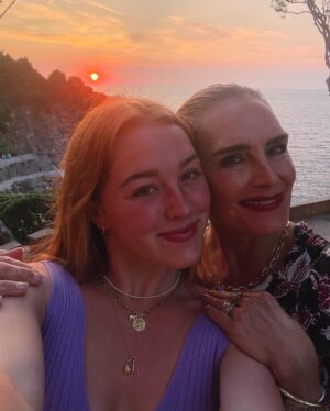 Brooke Shields Instagram - Not pictured: the Norovirus that ransacked & possessed our family for 3 days before this ☀️🌊🇮🇹🍋💕