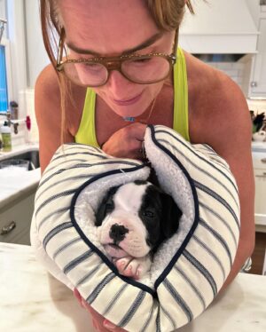 Brooke Shields Instagram - Lately… it’s mostly Tuzi ☀️🐾🍯💛