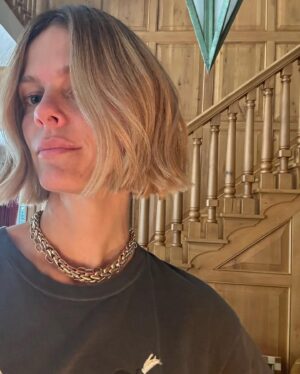 Brooklyn Decker Instagram - B for Bob.

Cut: @dhiranmistryhair 
Color: @colorbykatt