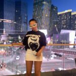 Brooklyn Queen Instagram - he hit the jackpot b4 we got to vegas🎰🤘🏽 shirt: @buddahbands #bmb #lmg