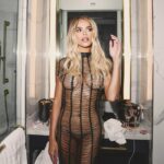 Brooks Nader Instagram - @si_swimsuit LAUNCH DAY 1 🤍 wearing my dream @tomford dress from the archives