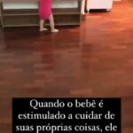 Bruna Lombardi Instagram - Deixar a criança enfrentar seus pequenos desafios e resolver seus problemas ajuda a desenvolver seu potencial. #disciplina #organizaçao #aprendizado #cuidado