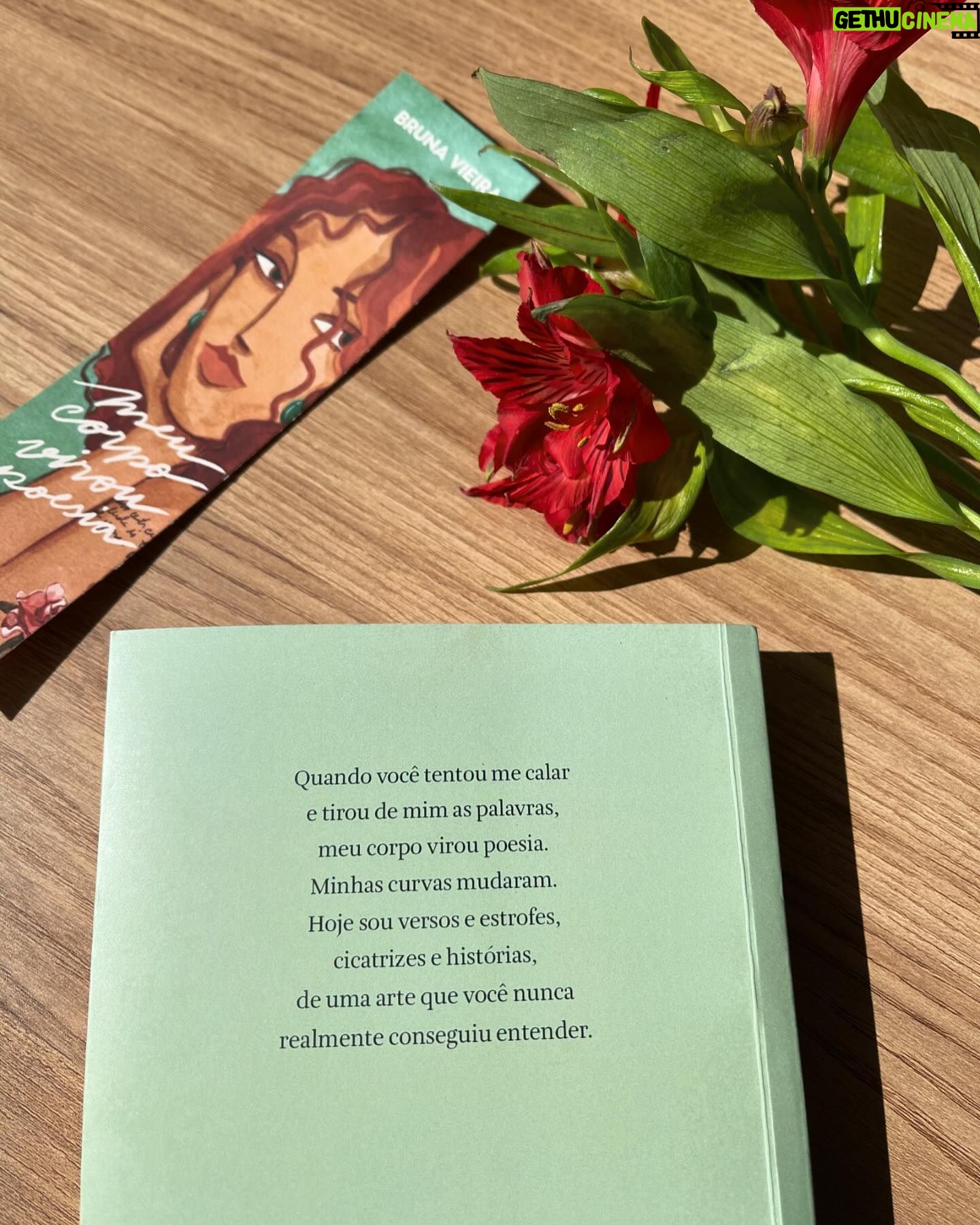 Bruna Vieira Instagram - O que a leitura do livro “Meu Corpo Virou Poesia” te ensinou?