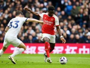 Bukayo Saka Instagram - North London, you’re OURS! Always & Forever. THE @arsenal ❤️ #GodsChild
