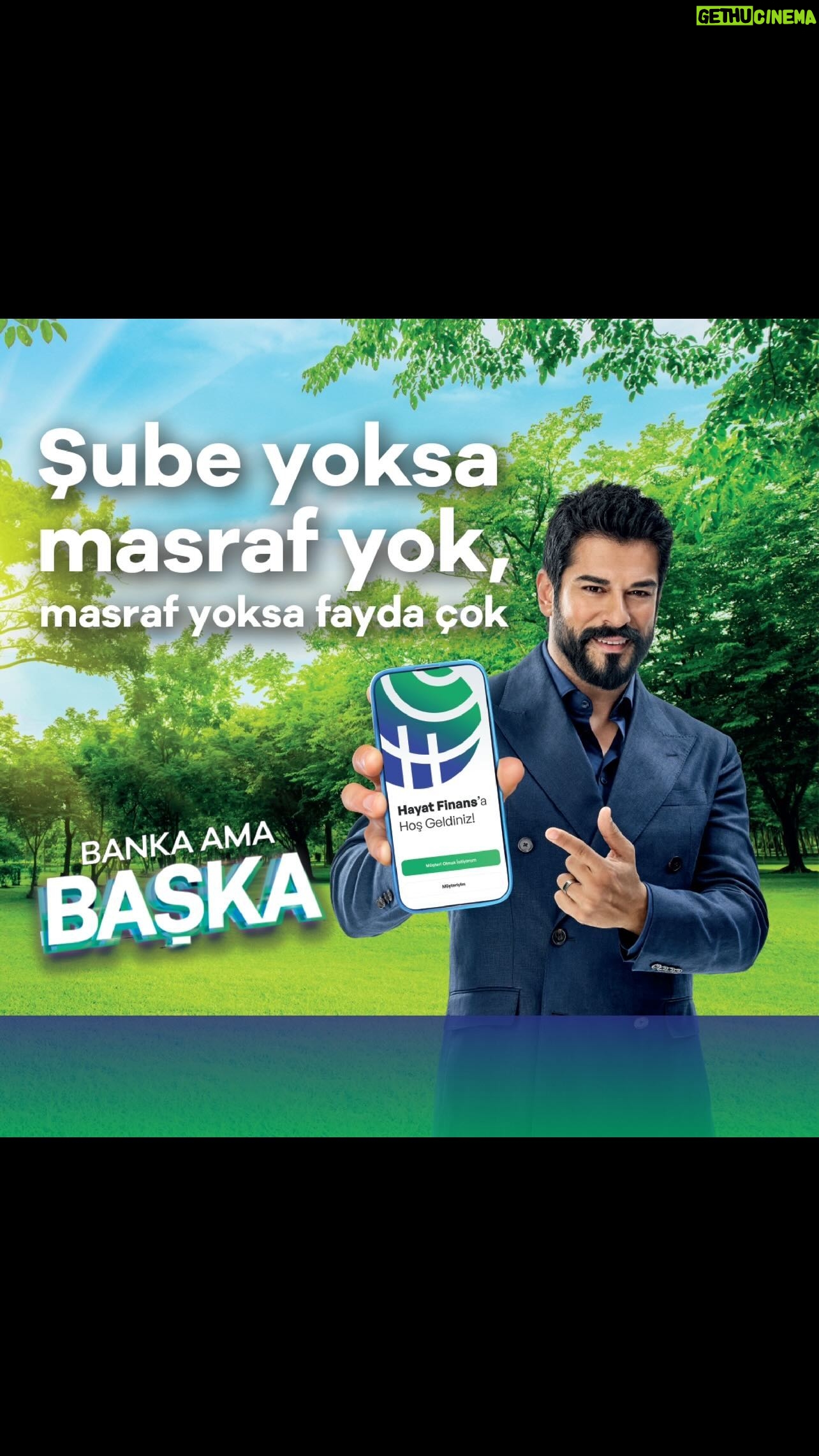 Burak Özçivit Instagram - 🟢🔵 🔥Türkiyenin ilk dijital bankası🔥 🟢🔵 @hayatfinanstr 🟢🔵