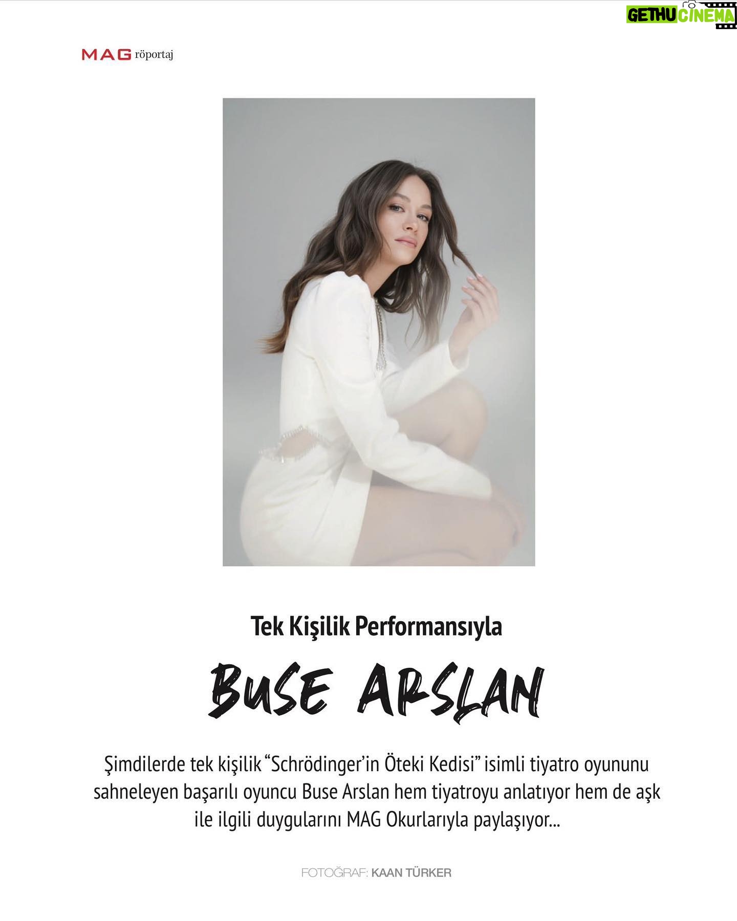 Buse Arslan Instagram - MAG Şubat sayısı 💫 @magdergi @burcubulutcan W. @b.tanrikulu & @ilaydaovun 🤍