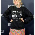 Busy Philipps Instagram - What a great night supporting @planned_parenthood_ny and honoring @patriciaarquette and @theestallion for their commitment to standing up for bodily autonomy and right to healthcare for all. (also i’m obsessed by the last pic from Daily Mail where they just photoshopped the 3 of us together 😂) Look, it’s obviously been hard for everyone to watch the never ending attacks on our rights in this country and our bodies being used as weapons for political purposes but @planned_parenthood_ny has been meeting the increasing needs of people from all over the country and remains committed to providing safe healthcare for everyone. Planned Parenthood was there for me and i will always show up for them❤️ Thank you @scardinoandsons for being the best date! (my dress is @queensofarchive ) IF YOU WANT TO BUY THE “Don’t Fuck With Us, Don’t Fuck Without Us” SWEATSHIRT- it’s by @shopsocialgoods and 100% of the proceeds go to @planned_parenthood_ny ❤️✨