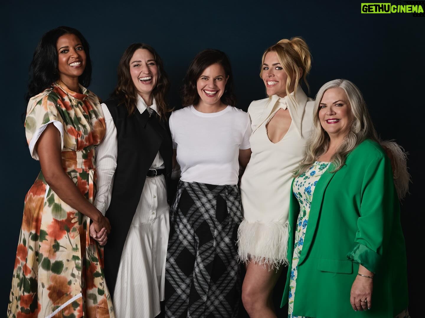 Busy Philipps Instagram - Here are a few of my favorite pics from this week of #fyc press for Girls5Eva π thank you @universaltv and @netflix for a great week of talking about our favorite subject GIRLS5EVA β€οΈβ¨ 1. at the Emmy luncheon for @nbcuniversal they took a very nice picture of us together π·: @j2pix, @nbcuniversal 2. but our faces right before said pic was taken is the real star, imho. WE ALL HAVE RBFπ 3. @pellpix and the full moon 4. Big Business 2 starring us. @reneeelisegoldsberry SOMEONE BUY IT ASAP 5. found @sarabareilles wandering on Beverly and told her to GET IN! 6. BB and SB have the same phone case! @emilybbb 7. I LOVE THESE PEOPLE 8. I LOVE THESE PEOPLE IN DIFFERENT OUTFITS 9. I LOVE THESE PEOPLE IN OTHER DIFFERENT OUTFITS emily bb said to me, βitβs so lucky how much you guys love eachother and how hard you laugh together.β and i agree. it IS so lucky and i really hope that we get a chance to get the band back together again soon πβ€οΈ