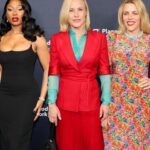Busy Philipps Instagram - What a great night supporting @planned_parenthood_ny and honoring @patriciaarquette and @theestallion for their commitment to standing up for bodily autonomy and right to healthcare for all. (also i’m obsessed by the last pic from Daily Mail where they just photoshopped the 3 of us together 😂) Look, it’s obviously been hard for everyone to watch the never ending attacks on our rights in this country and our bodies being used as weapons for political purposes but @planned_parenthood_ny has been meeting the increasing needs of people from all over the country and remains committed to providing safe healthcare for everyone. Planned Parenthood was there for me and i will always show up for them❤️ Thank you @scardinoandsons for being the best date! (my dress is @queensofarchive ) IF YOU WANT TO BUY THE “Don’t Fuck With Us, Don’t Fuck Without Us” SWEATSHIRT- it’s by @shopsocialgoods and 100% of the proceeds go to @planned_parenthood_ny ❤️✨