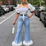 Busy Philipps Instagram – Yesterday i was so thrilled to join my friend @lele_sadoughi as she was honored by @madmuseum for her career in jewelry and accessory design! I had known and loved her headbands and jewelry before we met in person but Lisa was actually my first mom friend in New York; coincidentally our kids were in the same class & fast friends and in the wildest twist, my first rental was directly behind her house- we could literally see into eachother‘s backyards(and houses, tbh)! She was so amazing to me- introducing me to other moms and including me in things- it’s impossible starting a new school in the middle of a pandemic, fyi and she really helped us feel like a part of everything. Her light shines just as bright as her bejeweled headbands! She’s just the best! 

SWIPE FOR MY FULL LOOK BECAUSE IT WAS CUTE!
Hair: @matthewmonzon 
Face: @gitabass 
Styling @daniandemmastyle assistant: @ashleyafriyie 
Top: @miumiu
Trousers @miumiu
Corset @viktoriaandwoods
Bag @edie_parker
headband earrings and sunglasses @lele_sadoughi 
Shoes @cultofcoquette

🤍🤍🤍