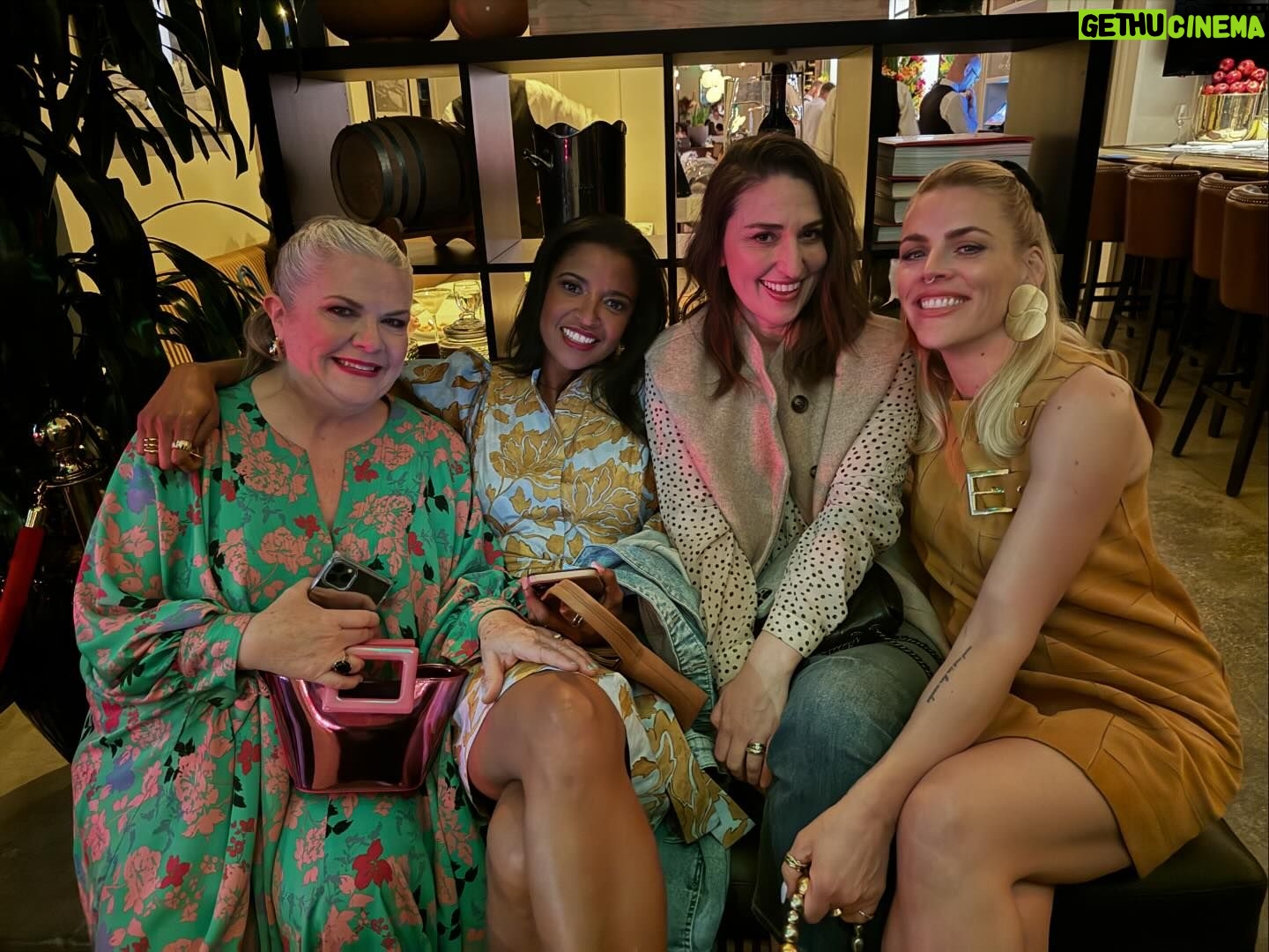Busy Philipps Instagram - Here are a few of my favorite pics from this week of #fyc press for Girls5Eva π thank you @universaltv and @netflix for a great week of talking about our favorite subject GIRLS5EVA β€οΈβ¨ 1. at the Emmy luncheon for @nbcuniversal they took a very nice picture of us together π·: @j2pix, @nbcuniversal 2. but our faces right before said pic was taken is the real star, imho. WE ALL HAVE RBFπ 3. @pellpix and the full moon 4. Big Business 2 starring us. @reneeelisegoldsberry SOMEONE BUY IT ASAP 5. found @sarabareilles wandering on Beverly and told her to GET IN! 6. BB and SB have the same phone case! @emilybbb 7. I LOVE THESE PEOPLE 8. I LOVE THESE PEOPLE IN DIFFERENT OUTFITS 9. I LOVE THESE PEOPLE IN OTHER DIFFERENT OUTFITS emily bb said to me, βitβs so lucky how much you guys love eachother and how hard you laugh together.β and i agree. it IS so lucky and i really hope that we get a chance to get the band back together again soon πβ€οΈ