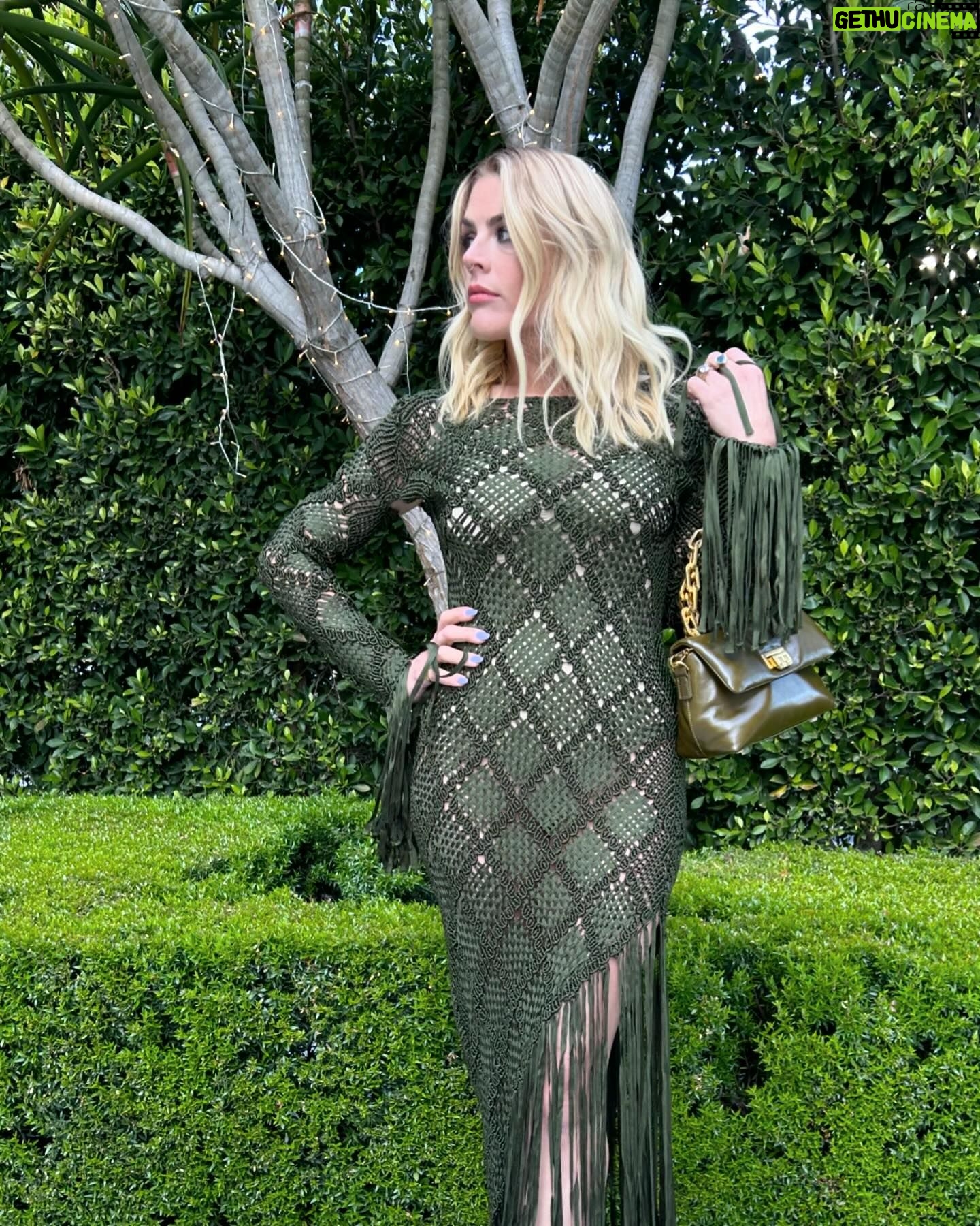 Busy Philipps Instagram - 2 FASHUN LOOKS 4 YR CONSIDERATION 4 GIRLS5EVA hair: @kikihaircutter makeup: @karanmitchellmua styling: @daniandemmastyle fluffy&white Dress @16arlington Bag @brandonblackwoodnyc Shoes @alevimilano Jewelry @graceleedesigns green macrame Dress @teresahelbig Shoes @schutz Rings @levian_jewelry Earrings @hanut101 Bag @brandonblackwoodnyc