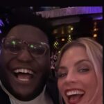 Busy Philipps Instagram - Thanks for having me present @wgaeast awards! YOU KNOW I LOVE WRITERS 😂 i only took 2 pictures at the actual event, which was dumb but at least @larryowenslive and i have an adorable picture together and if you watched my stories, you’ll understand the neil gaiman picture (the one other picture i took😂) And i will never recover from my chat with Tony Gilroy (and his kids) after😭❤️ also here’s a pic of Gina who is the cutest and had a stomach bug last week and it was so sad but she’s better now. and then also a reminder that if you haven’t watched Girls5eva, you should!! HAPPY MONDAY! GLAM CREDITS: hair: @matthewmonzon makeup: @gitabass styling: @daniandemmastyle @ashleyafriyie Top Skirt: @camillaandmarc Blazer: @sansfaff Shoes: @alexandrebirman Jewelry: @suzannekalan @leonyvonne 🤎🤎🤎