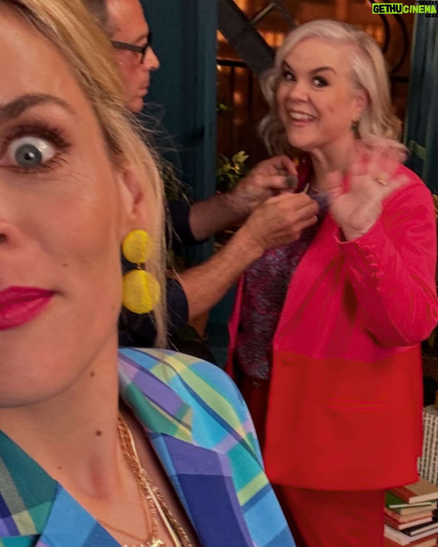 Busy Philipps Instagram - it’s been one year of a week! 1. my brilliant friend @surefineokay 2. i can’t wait for the rest of the world to see this 3. my bb geens 4. its all happening 5. @instacais getting mic’d while i was getting ready to TAPE OUR FIRST EPISODE OF BUSY THIS WEEK FOR @qvchsnplus (it’s free!) 6. we were both very emo about it- especially after @instacais played me my gift(we will def talk about it on the pod) 7. post @selected_shorts with the brilliant @jenspyra who wrote the story i read The Ballad Of Bagel Rat❤️ 8. a chip @privateshannon didn’t eat because it was kinda weird and i thought it was kinda heart shaped because now i’m turning into that person (always was tbh) 9. hi 10. a reminder that these asswipes want to turn the clock back to the 1800s and we can stop them. link in my bio to donate to the States Project Giving Circle to flip AZ BLUE. we have no choice and we can do it💙