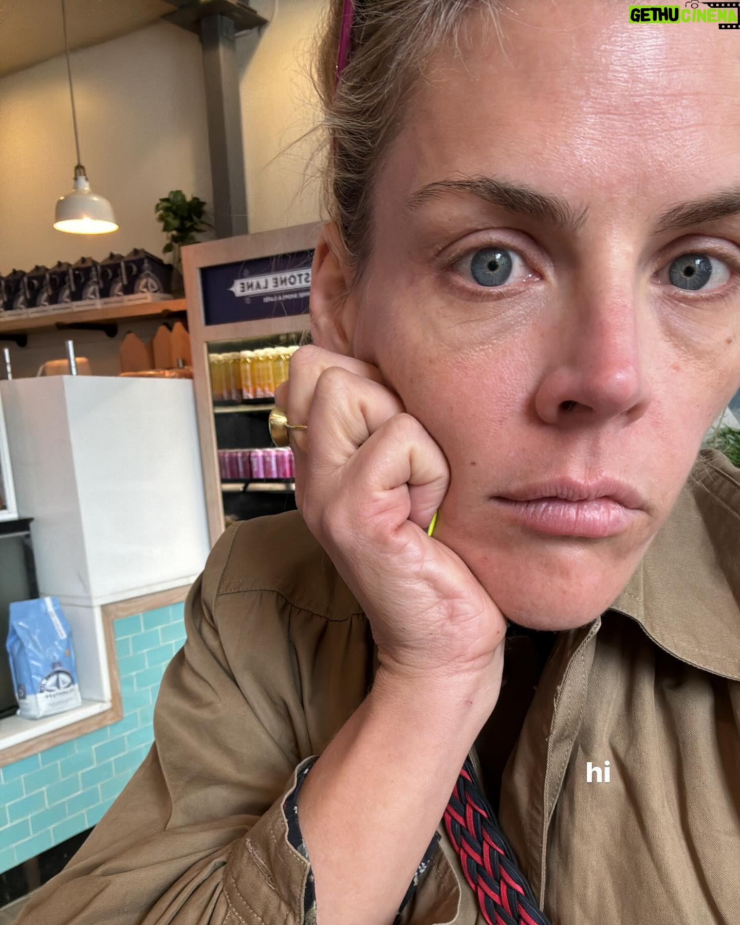 Busy Philipps Instagram - it’s been one year of a week! 1. my brilliant friend @surefineokay 2. i can’t wait for the rest of the world to see this 3. my bb geens 4. its all happening 5. @instacais getting mic’d while i was getting ready to TAPE OUR FIRST EPISODE OF BUSY THIS WEEK FOR @qvchsnplus (it’s free!) 6. we were both very emo about it- especially after @instacais played me my gift(we will def talk about it on the pod) 7. post @selected_shorts with the brilliant @jenspyra who wrote the story i read The Ballad Of Bagel Rat❤️ 8. a chip @privateshannon didn’t eat because it was kinda weird and i thought it was kinda heart shaped because now i’m turning into that person (always was tbh) 9. hi 10. a reminder that these asswipes want to turn the clock back to the 1800s and we can stop them. link in my bio to donate to the States Project Giving Circle to flip AZ BLUE. we have no choice and we can do it💙