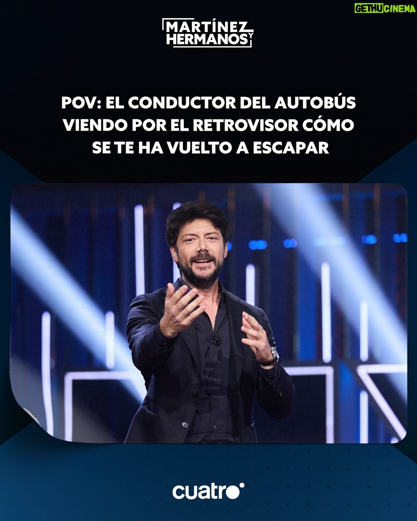 Álvaro Morte Instagram - Seres sin empatía: - Un alien - Hannibal Lecter - El conductor del autobús #MartínezyHermanos