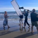 Élodie Gossuin Instagram – On en parle de ce temps de m…. 🤯☔️⛈️💨 ? 

Allez on part ensemble chercher le soleil sur @6ter dès 21h10 ☀️

 #Landes 🌊 #Paradis 
#ViveLeCamping 🏄‍♀️