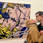 Élodie Gossuin Instagram - Peinture VS Nature ❤️ We Rose Up Slowly Love de nous à vous 🩷🫶 #MuséeAlbertina #Vienne #RoyLichtenstein