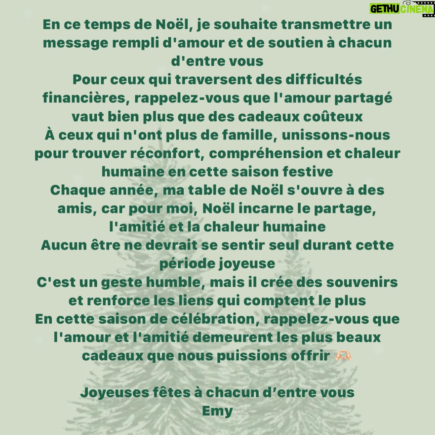 Émilie Fiorelli - 31.4K Likes - De très belles fêtes à tous 🫶🏻
J’adore la seconde photo 😍
Je vous ai laissé un petit mot
👉🏼 swipe