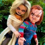 Émilie Fiorelli Instagram - Chucky & Tiffany 🤣 Ils ont pris leur rôle à cœur Farrell jpp & Louna trop cute 🥰 La vidéo c’est cadeau petite danse de Tiffany 🤣 🎂 @les_gourmandises_de_jo