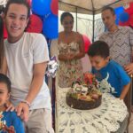 Érika Villalobos Instagram - Fotitos del fin de semana celebrando el cumpleaños de mi hermano y mi ahijado. 💚 Pero ¡qué bonita familia!