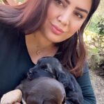 Özlem Balcı Instagram - Allah Kur’an’da hayvanlara merhameti de emretmiştir. Sokaktan sahiplendiğimiz köpeğimiz bize sürpriz yaptı ve bebeklerimiz oldu. Başımızın üstünde yeri var… Rabbimin sessiz kullarına yuva olmak rızkımızı paylaşmak dünyanın en güzel terapisi🤲🧿🧿🤲