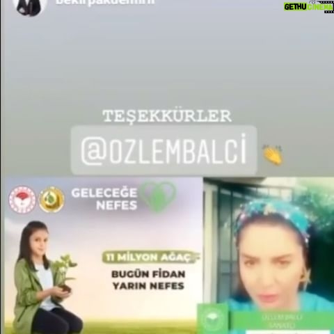 Özlem Balcı Instagram - Geleceğe nefes olmak için 11 Kasım’da 11 Milyon fidan seferberliği🇹🇷🙏 #11kasımmilliağaçlandırmagünü 🌲🎄🌵🌴🌳☘️