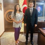 Özlem Balcı Instagram - Değerli büyüğüm kıymetli ağabeyim Ülkü Ocakları Eğitim ve kültür vakfı genel Başkanımız @ayyildirim1 misafirperverliğine teşekkür ederim🙏🇹🇷