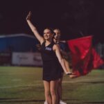 Cailey Fleming Instagram - there’s nothing quite like friday night lights 🏈😇💙 thank you so much @elwayfitzphotographyllc !!! 🤍💙🖤