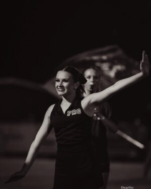 Cailey Fleming Instagram - there’s nothing quite like friday night lights 🏈😇💙 

thank you so much @elwayfitzphotographyllc !!!
 🤍💙🖤