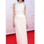 Caitríona Balfe Instagram – So thrilled to have been at the @iftaacademy awards last night in Dublin. So great to get home and celebrate Irish film and television which is thriving right now. And so honoured to have been nominated … what a night.
Thank you @marywilesmakeup @garethbromell and @karlawelchstylist for the glam.
Wearing @standing_ground_ and @completedworks