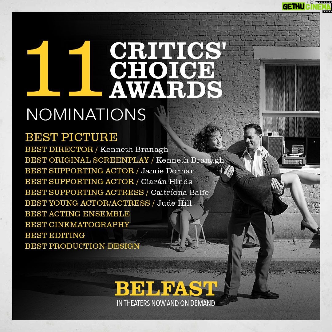 Caitrรญona Balfe Instagram - ๐๐๐๐ So proud of our Belfast family โฆ Thank you so much @criticschoice