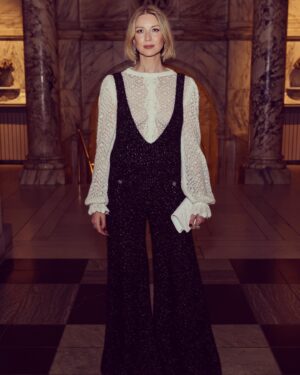 Caitríona Balfe Instagram - Thank you @chanelofficial for having me at the wonderful opening of the Gabrielle Chanel Fashion Manifesto exhibit @vamuseum 
Beautiful setting for such beautiful designs. 
Hair @garethbromell Makeup @lipstickkelly 
📸 @davebenett