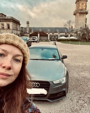Caitríona Balfe Instagram - Little getaway to end the year. Thanks @audiuk for the wheels. @tonyameli #audipartner